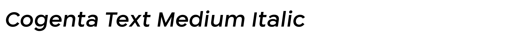 Cogenta Text Medium Italic image